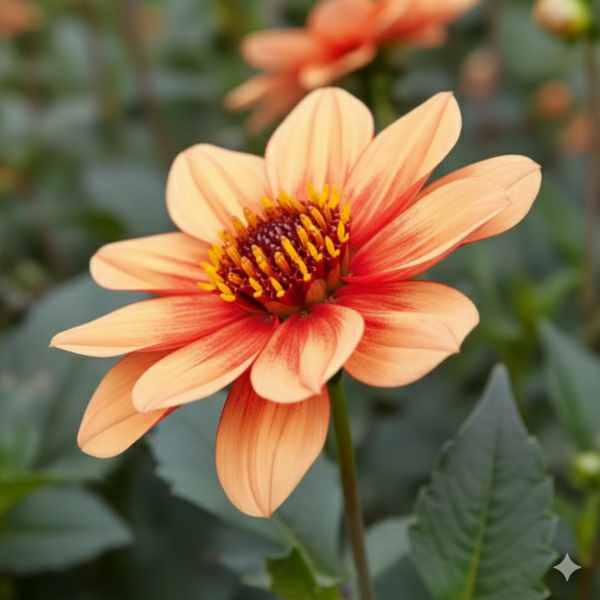 Dahlia 'Lubega Dark Orange' PBR Dahlia 'Lubega Dark Orange' PBR